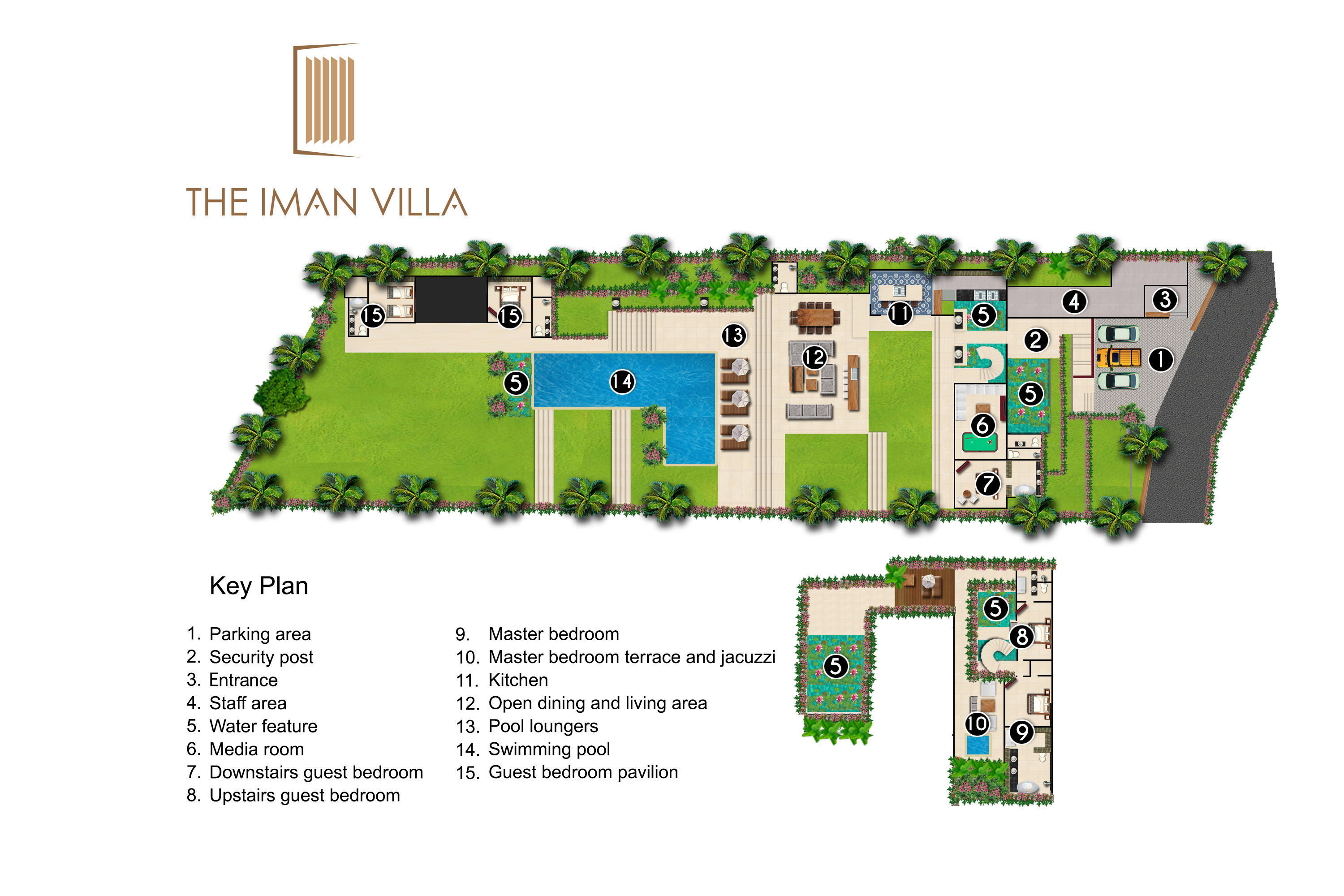 The Iman Villa Floorplan